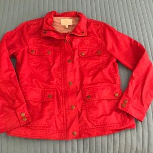 Skies Are Blue red jacket